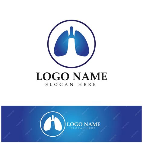 Premium Vector | Lung health and care logo templateemblemdesign conceptcreative symboliconvector ...