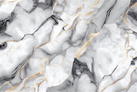 Premium Photo | White marble with gold and grey veins abstract background
