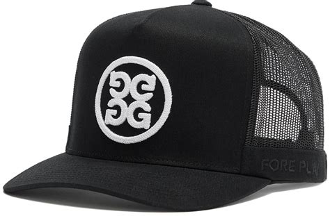 G/Fore Circle G's Cotton Twill Tall Trucker Snapback Adjustable Golf Hats