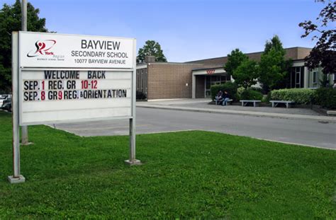 Bayview Secondary School - Richmond Hill Acupuncture: Oncare Wellness ...