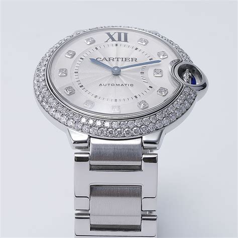 Cartier Ballon Bleu 36mm Diamond Watch | New York Jewelers Chicago