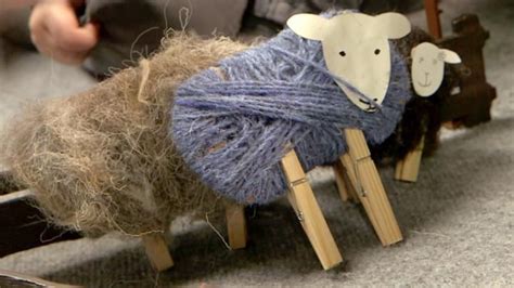 Down on the Farm - Woolly Peg Sheep | Sheep crafts, Fun diy craft projects, Homemade costumes