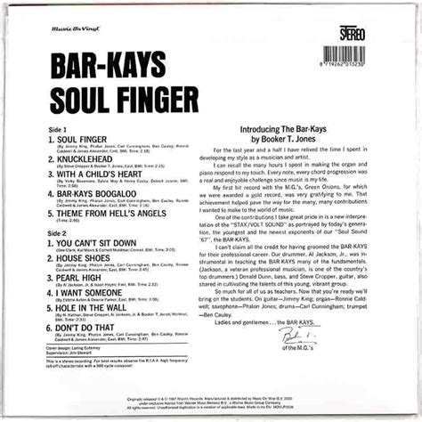 Bar-Kays Soul Finger - LP