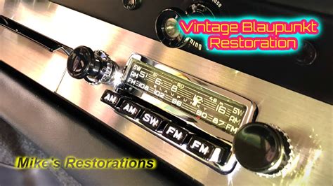 Vintage Blaupunkt Radio Restoration - YouTube