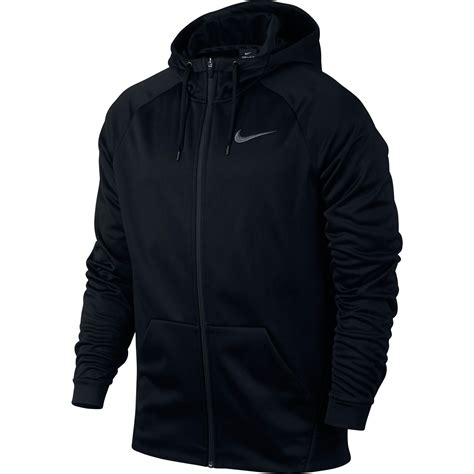 Nike Mens Therma Full Zip Training Hoodie - Black - Tennisnuts.com