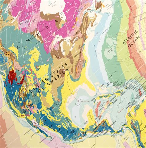 world geology map by the future mapping company | notonthehighstreet.com