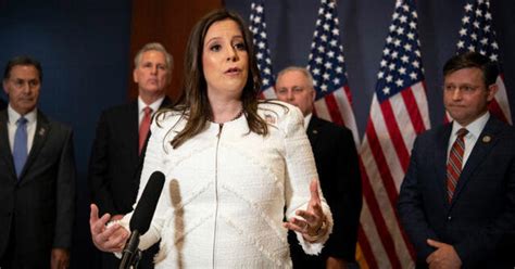 House Republicans vote to make Representative Elise Stefanik new GOP ...