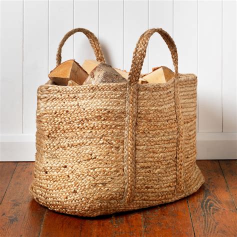 Large Woven Natural Jute Bag - Natural Collection Select