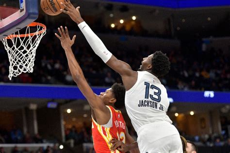 Jaren Jackson Jr. has career-high eight blocks as Grizzlies beat Hawks ...