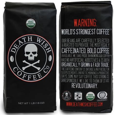 Wake Up Packaging: Death Wish Coffee