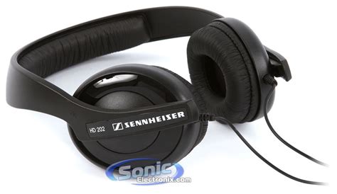 Sennheiser HD 202 II Closed-Back Stereo DJ Headphones (HD202-ii)