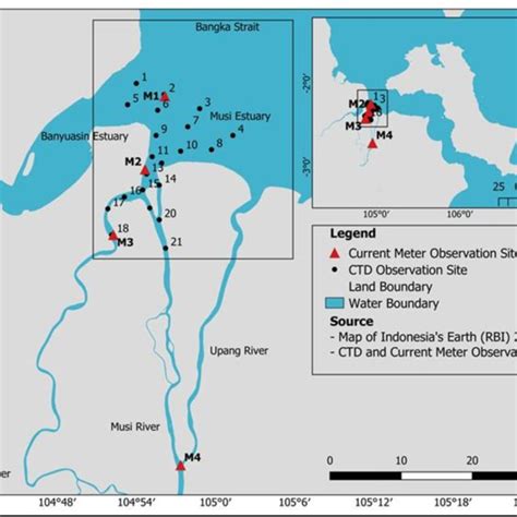 Research location at the Musi River Estuary, East Coast of South... | Download Scientific Diagram