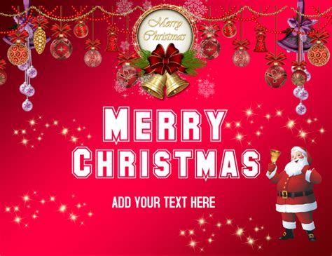 Merry Christmas flyer Template | PosterMyWall