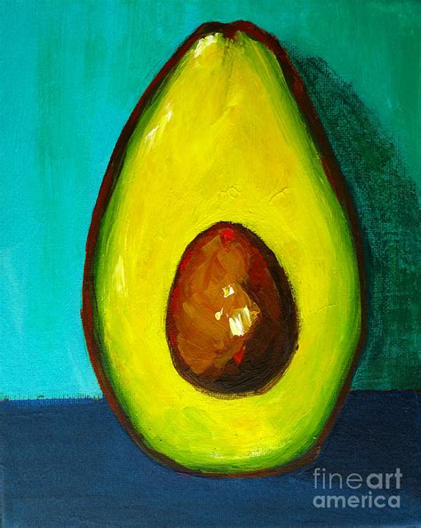 Avocado Toast Art Print, avocado art, breakfast art, egg art, commercial art, restaurant art ...