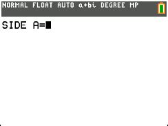 Heron's Formula TI-84 Program - Math Class Calculator