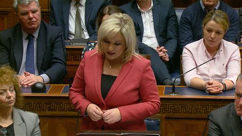 Michelle O'Neill MLA makes first speech following appointment as deputy First Minister | NI ...