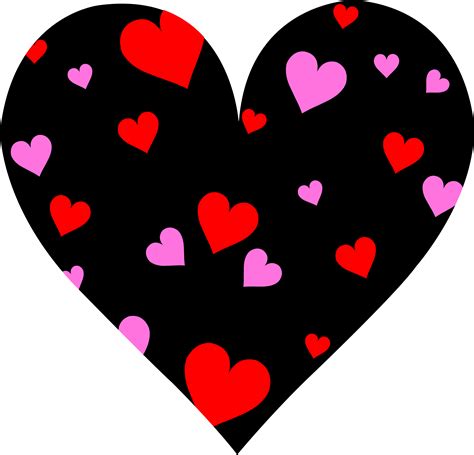 Cute Patterned Valentines Day Heart - Free Clip Art