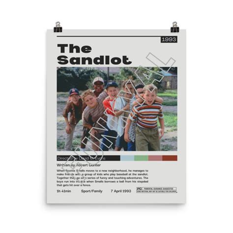 Digital Download: Sandlot Movie Poster - Etsy