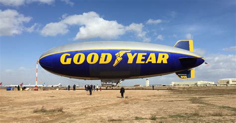 How do you celebrate a 75th birthday? With the Goodyear blimp, of course