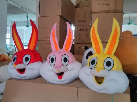 JYQ halloween adult rabbit head costume party mascot animal costume for sale animal on ...