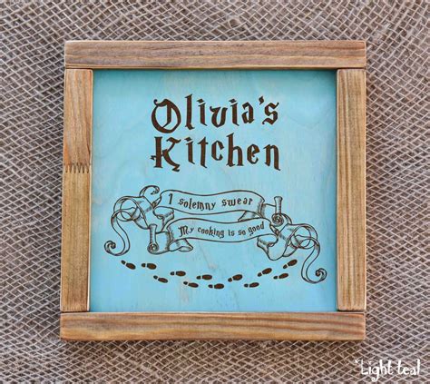 Harry potter kitchen decor Personalized harry potter signs | Etsy