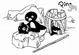 Best Pingu Coloring Page For Children sketch template