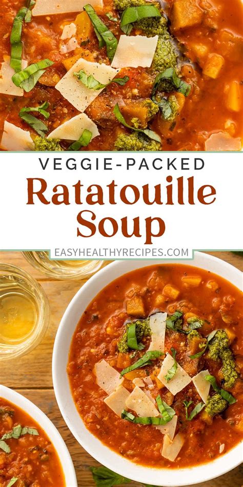 Ratatouille Soup - Easy Healthy Recipes