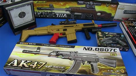 Box of Toys - Guns Toys ! NEW Military Gun -Toys for Kids - YouTube