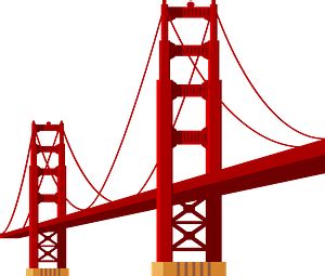 Golden Gate Bridge Clipart - Full Size Clipart (#5526925) - PinClipart