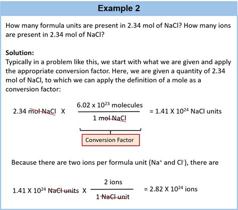 Formula Unit Examples