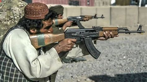 Afghan Police – AK-47 Type Rifle Class Live Fire Training - YouTube