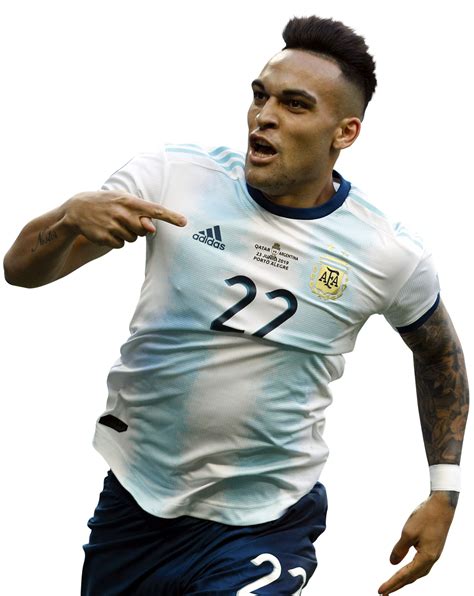 Lautaro Martinez Argentina football render - FootyRenders