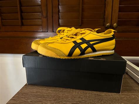 Onitsuka Tiger (Mexico 66) Yellow/Black - Kill Bill, Luxury, Sneakers & Footwear on Carousell