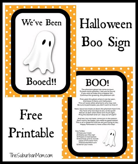 Free Halloween “Boo” Sign Free Printable and Ideas - 24/7 Moms