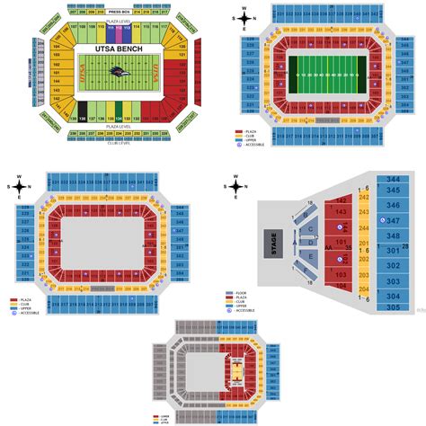 Seating Chart | Alamodome | San Antonio, Texas