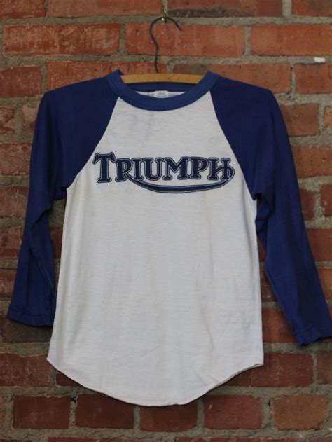 Vintage T Shirt Triumph Motorcycles Jersey Tee | Vintage tshirts, Jersey tee, Triumph motorcycles