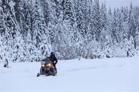 Golden Snowmobile Trail Tour | Golden Snowmobiling Trail Ride