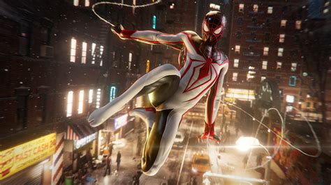 Marvels Spider Man Miles Morales, Insomniac, PlayStation 5, Video Game, TRACK Suit 4k, HD ...