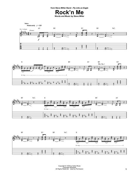 Rock'n Me | Sheet Music Direct