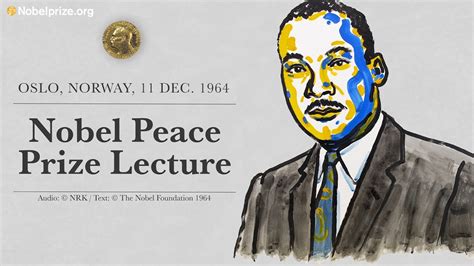 Martin Luther King, Jr.’s Nobel Peace Prize Lecture from Oslo, 11 Dec. 1964 (full audio) - YouTube