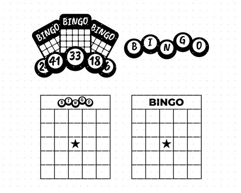 Blank Bingo Card Clipart