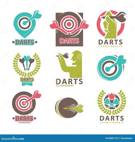 Darts Tournament Or Club Logo Vector Illustration | CartoonDealer.com ...