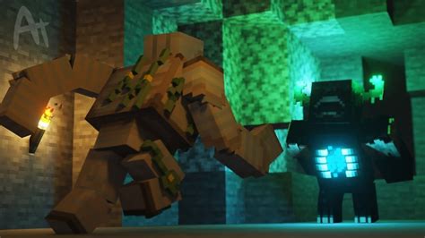 WARDEN VS IRON GOLEM | MINECRAFT ANIMATION | #DEVESHFF #minecraft #memes - YouTube