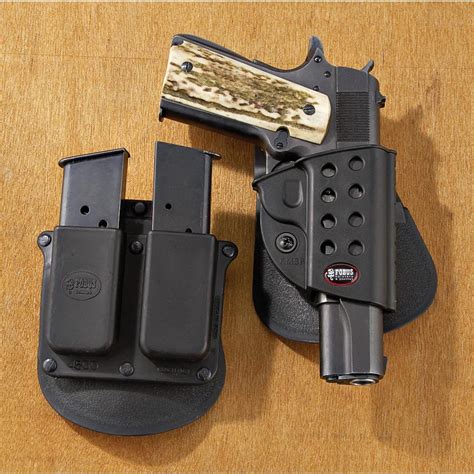 Fobus® 1911 Evolution Pistol Holster with Mag Pouch - 133704, Holsters ...