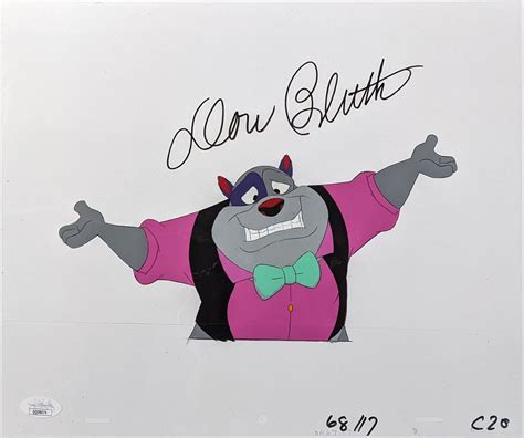 Don Bluth All Dogs Go to Heaven 10.5x12.5 Signed Animation Production ...