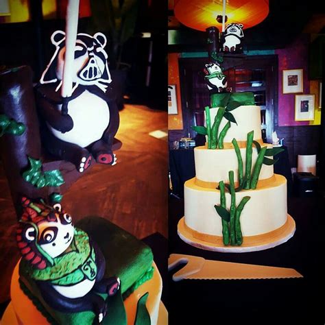 Kung fu panda star wars theme wedding cake | Themed wedding cakes, Star ...