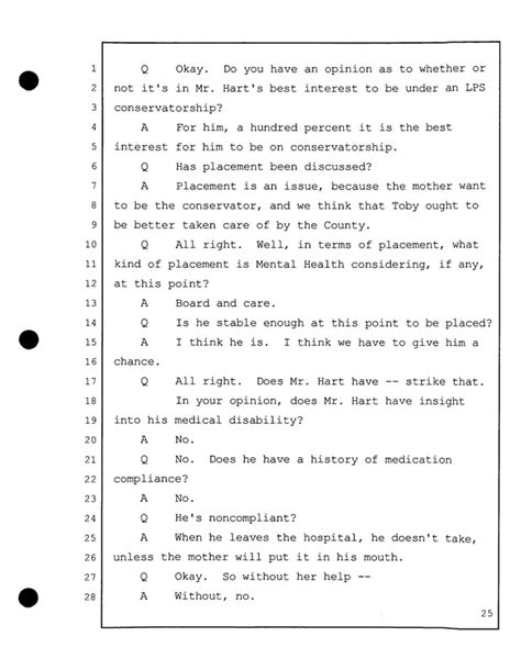 Trial Court Transcript - LPS MENTAL HEALTH CONSERVATORSHIP