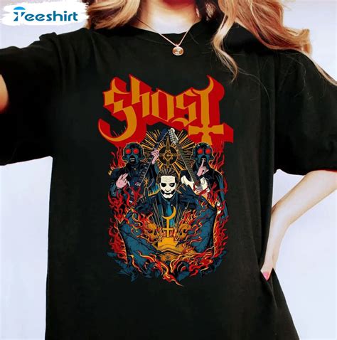 Ghost Band Shirt, Ghost Bc Mary On A Cross Unisex Hoodie Sweater