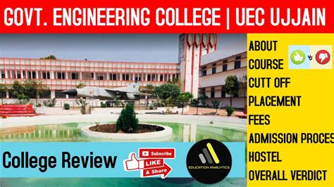 UEC UJJAIN | Ujjain Engineering College | College Review | Fees | Placement | Cut Off - YouTube