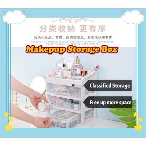 Makeup storage box, skincare product rack, transparent drawer storage ...